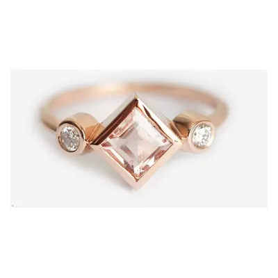 DENVER MORGANITE RING - 18k rose gold