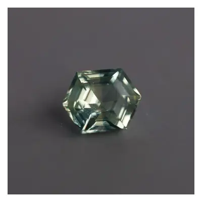 Loose 1.40 Ct Hexagon Teal Sapphire - setting