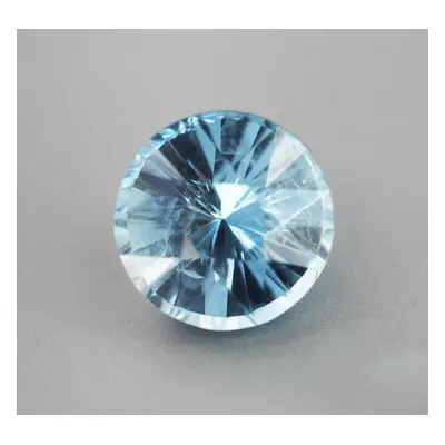 Loose 2.50 Ct Round Seafoam Blue Sapphire - setting