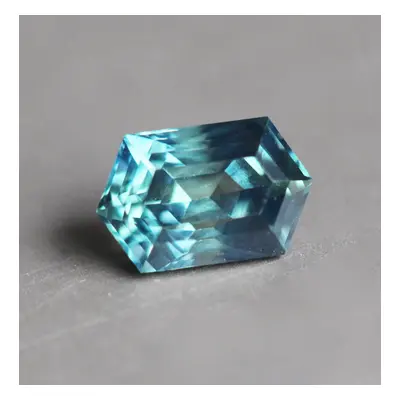 Loose 1.15 Ct Teal Hexagon Sapphire - setting