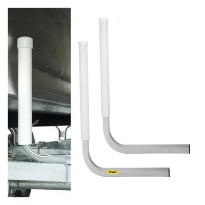 VEVOR Boat Trailer Guide-on, 22", 2PCS Steel Trailer Post Guide ons, with White PVC Tube Covers,