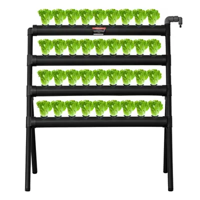 VEVOR Hydroponics Growing System 36 Sites 4-Layer Hydroponic Grow Kit PVC Pipes