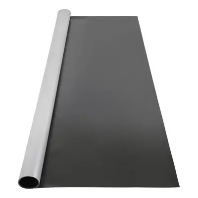 VEVOR Dance Floor, 6.6x9.8ft Dance Floor Roll, 0.06in Thick PVC Vinyl Dance Floor, Black/Grey Re