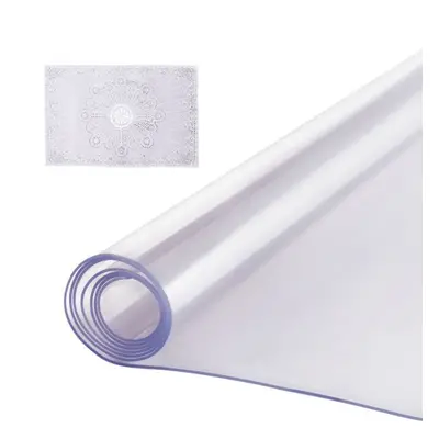 VEVOR PVC Table Protector 40x60 Inch Clear Plastic Desk Protector 2.0mm Thick