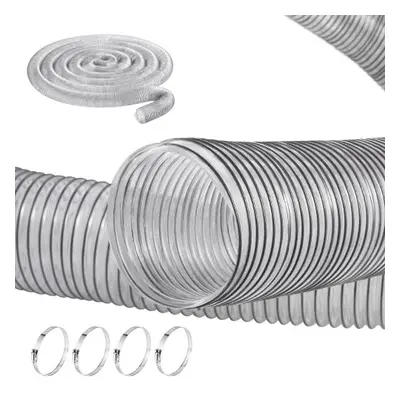 VEVOR 4'' x 50' Dust Collection Hose Thickened PVC Flexible Clear Hose
