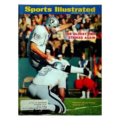 Sports Illustrated Magazine Nov 23 1970 George Bland Helps Raiders beat Denver