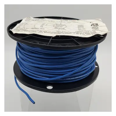 14 AWG Wire 1015 Hook-Up Wire Tinned Copper 41 Strand 600V 200ft Blue PVC Sequel