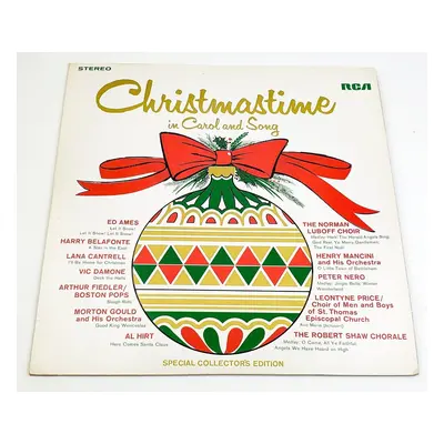 Christmastime In Carol And Song 33 RPM LP Record RCA 1968 PRS-271