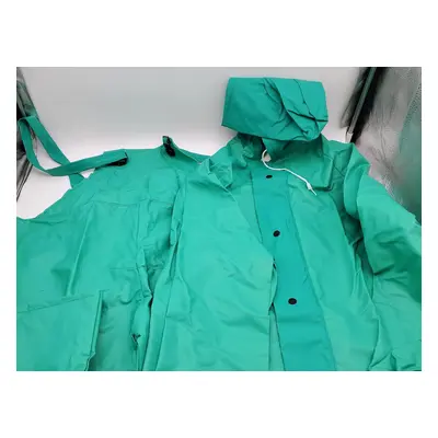 Ironwear 9031 Rainsuit XXXL / 3XL Flame Resistant PVC Nylon Coverall & Jacket