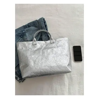 Casual Waterproof PVC Large Capacity Tote Bag
