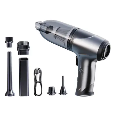 4 In 1 120W Cordless Highly Efficient Car Vacuum Cleaner Mini Handheld Portable Auto Vacuum for 