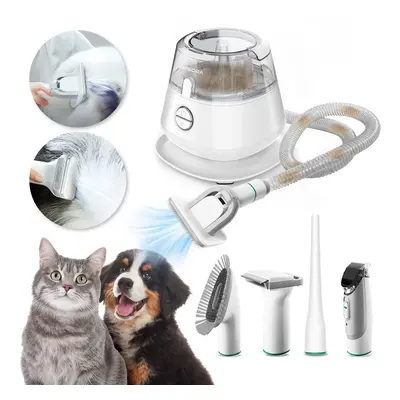 [EU Direct] YISORA P20S Dog Cat Pet Hair Trimmer Dog Clipper with Pet Hair Vacuum Cleaner Max 10