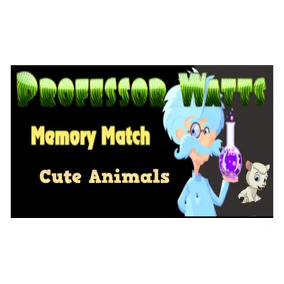 Professor Watts Memory Match Cute Animals PC Steam CD Key