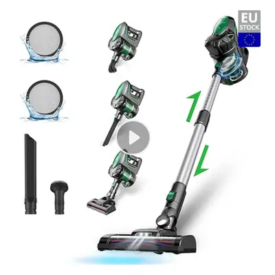 Vactidy V8 Handheld Cordless Vacuum Cleaner, 20KPa Suction, 1.2L Dustbin, LED Electric Brush Hea