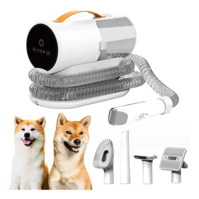 AIRROBO PG100 Dog Clipper with Vacuum Cleaner, Professional Pet Care Set with 12000 Pa Suction P