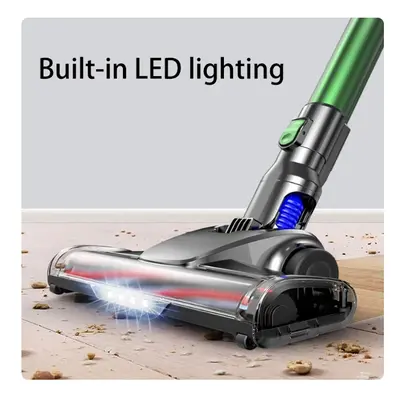 Cordless Handheld Vacuum Cleaner 16kPa Suction Collapsible Catheter Replaceable Battery LED Ligh