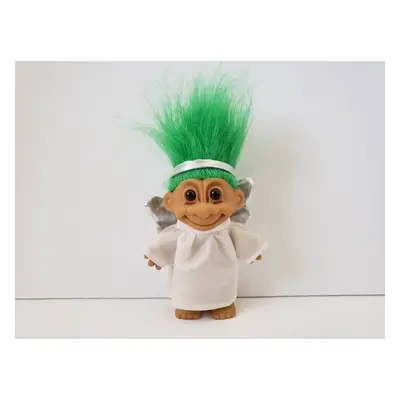 Green Hair Mini PVC Vintage Trolls Doll