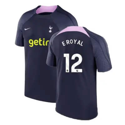 Tottenham Training Shirt (Marine) - Kids (E Royal 12) 2023-2024 Navy Polyester Made By: Nike