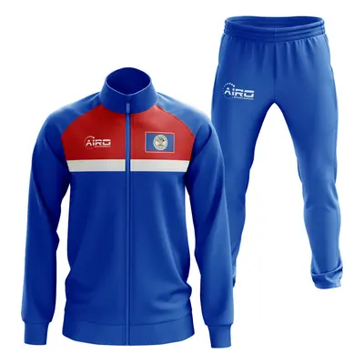 Belize Concept Football Tracksuit (Royal) Men's Blue Polyester Made By: Airo Sportswear