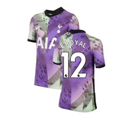 Tottenham 2021-2022 3rd Shirt (Kids) (E ROYAL 12) Purple Polyester Emerson Royal Made By: Nike