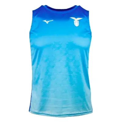 Lazio Graphic Sleeveless Training Shirt (Royal) 2024-2025 Men's Blue Polyester Made By: Mizuno