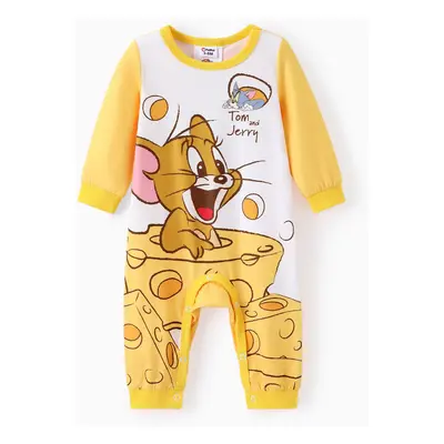 Tom and Jerry Baby Boy/Girl Cute Pattern Print Jumpsuit