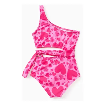 Barbie Mommy & Me Girls Heart-shaped Swimwear