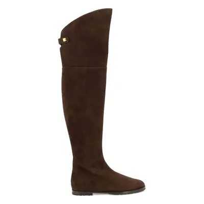 Maison Skorpios Women's "stefania" Boots in Brown | Size | Q3W8013 Color 0051CACHEMIRE Color + C