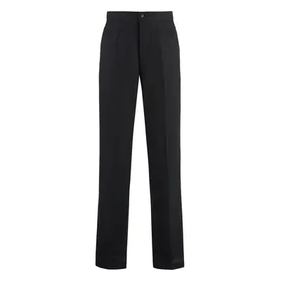 Maison Margiela Women's Wool Trousers in Black | Size | SI0KA0005S60307 Color