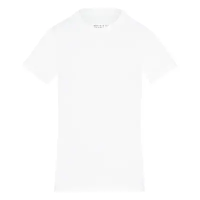 Maison Margiela Men's Reverse Cotton T Shirt in White | Size | S50GC0693S24575