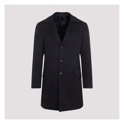 Kiton Men's Luca Caban Coat in Blue | Size | UGO411K0114016021