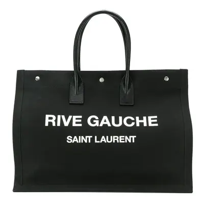 Saint Laurent Men's Rive Gauche Large Tote Bag in Black | 509415FAAVR Color