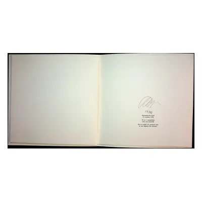 [Signed] Le Souffle efface la montagne. Édition originale de ce livre d'artiste comprenant un po