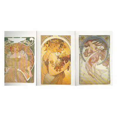 Alphonse Mucha - Livre - Cartes postales - 30 Reproductions d'Art en couleur Mucha, Alphonse [Ve