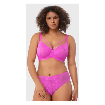 HSIA Pretty In Petals Bra - Plus Size Lingerie for Comfrot and Support - Barbie Pink / 44 / DDD/