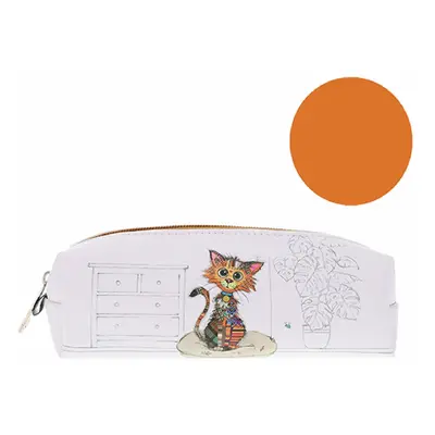 Cute square Pencil caseten in pu Kiub Kook
