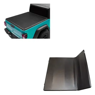 BLACK HORSE PRS-JE19 Premier Soft TriFold Truck Bed Tonneau Cover Compatible with 2020-2024 Jeep